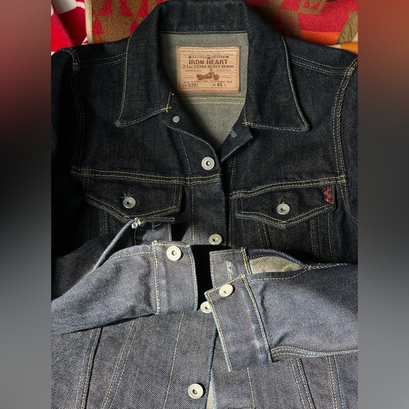 Iron Heart Other - Iron Heart Heavy Weight 21oz Type III Denim Jacket - Dark Indigo